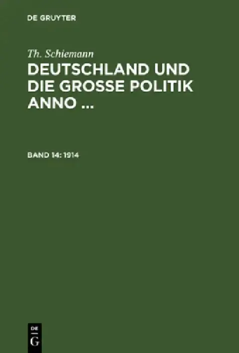 Cover of 1914