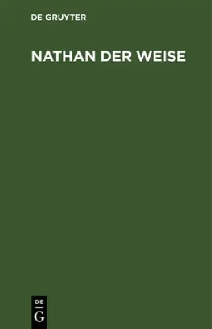 Cover of Nathan Der Weise