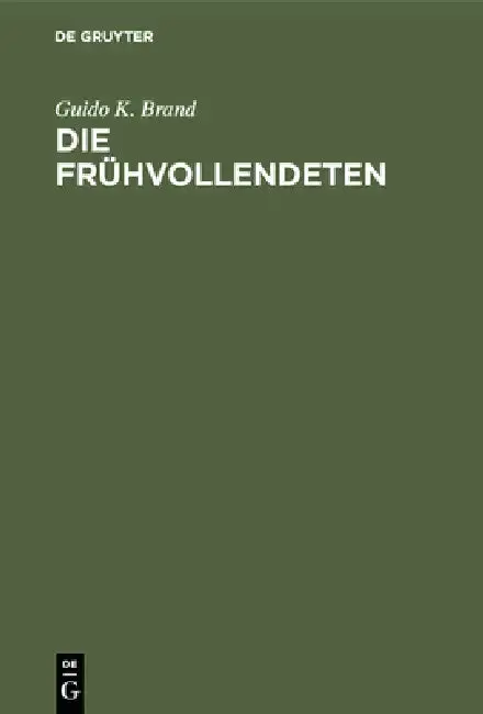 Cover of Die Frühvollendeten