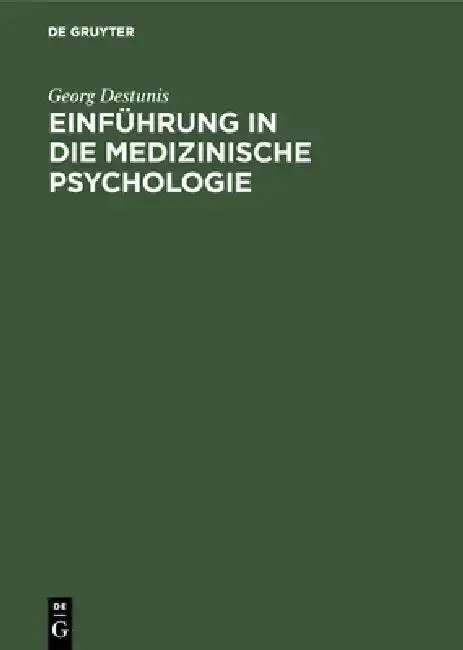Cover of Einführung in Die Medizinische Psychologie