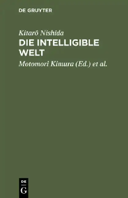 Cover of Die intelligible Welt