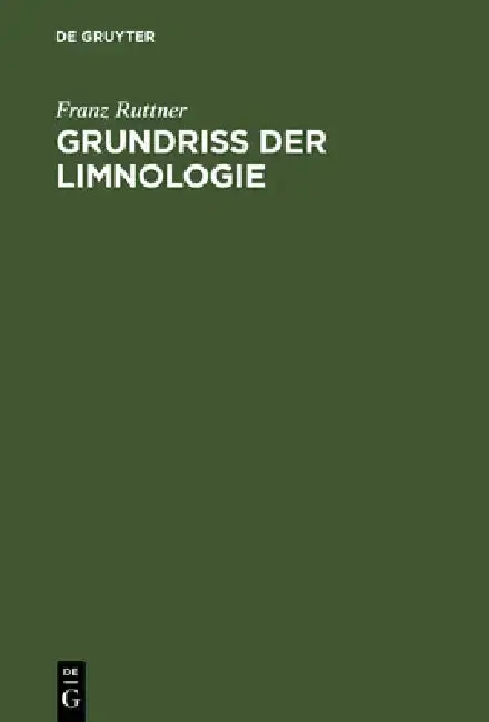 Cover of Grundriß Der Limnologie