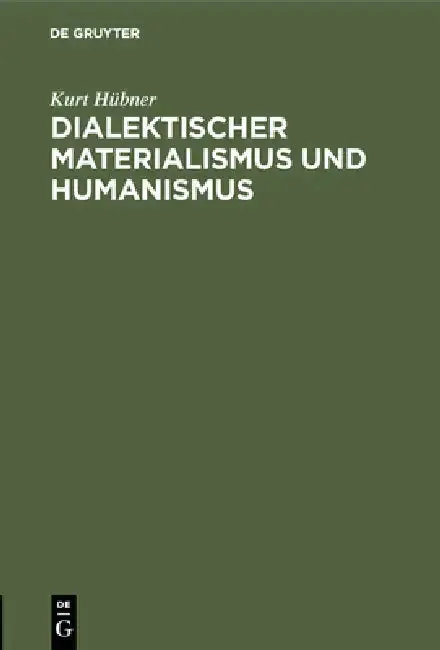 Cover of Dialektischer Materialismus und Humanismus