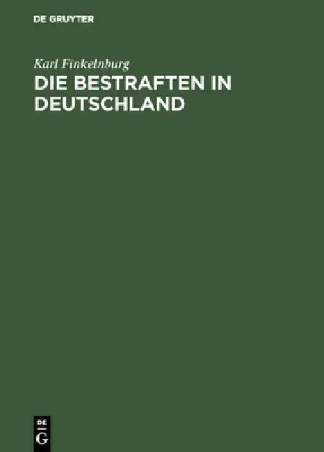 Cover of Die Bestraften in Deutschland