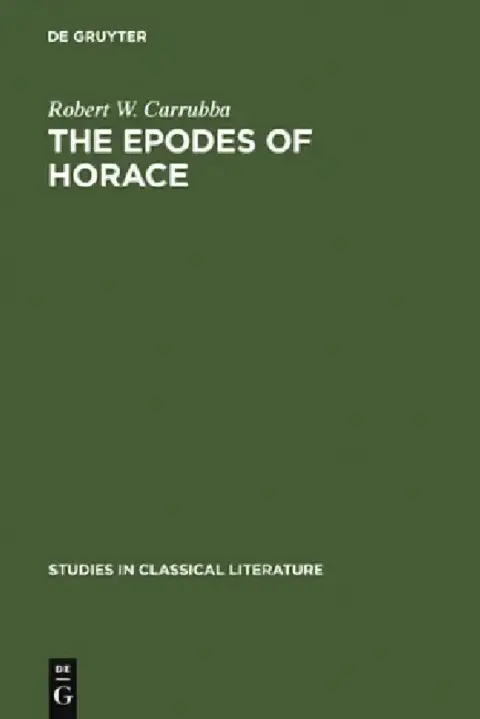 Cover of The Epodes of Horace