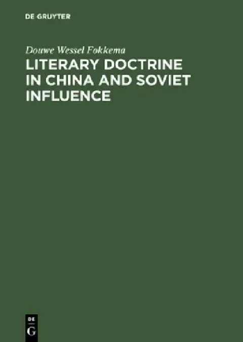 Cover of Literary Doctrine in China and Soviet influence