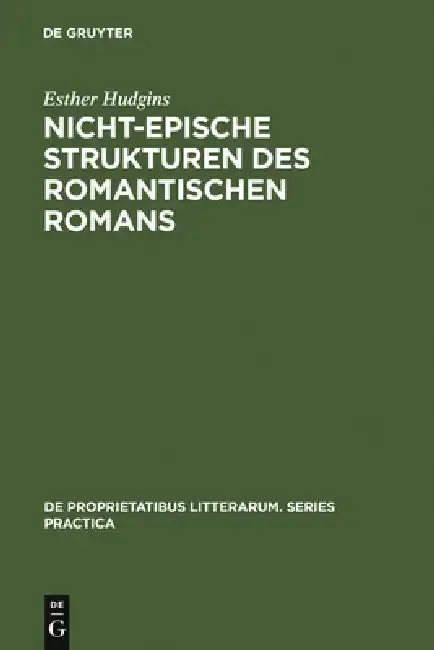 Cover of Nicht-epische Strukturen des romantischen Romans