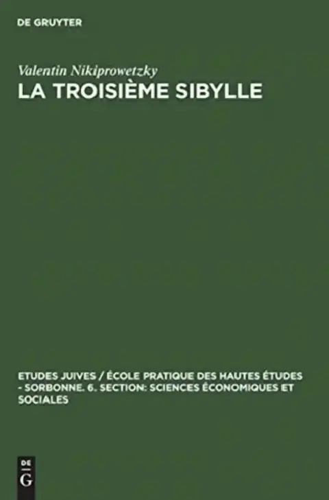 Cover of La troisième Sibylle