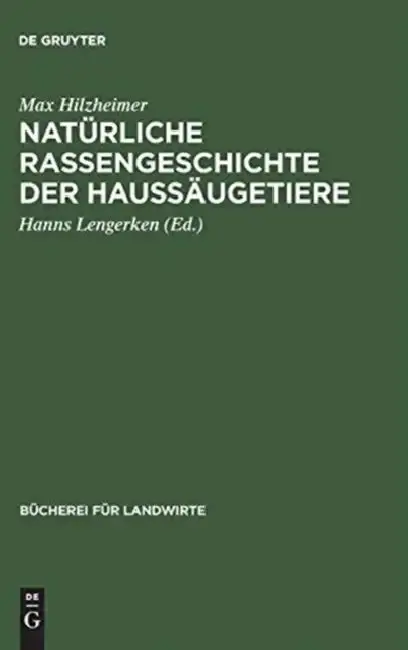 Cover of Natürliche Rassengeschichte der Haussäugetiere