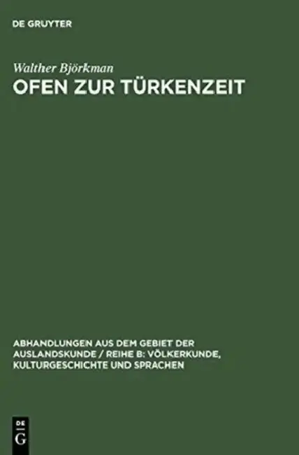 Cover of Ofen Zur Türkenzeit