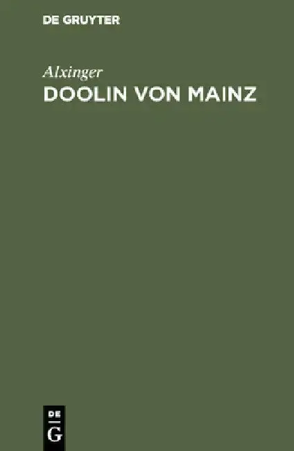 Cover of Doolin von Mainz