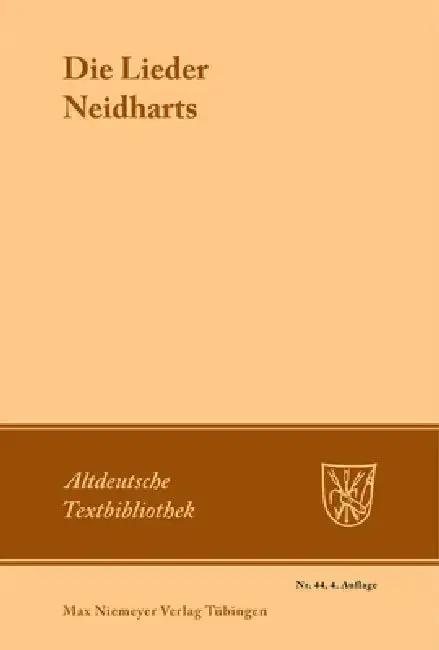 Cover of Die Lieder Neidharts