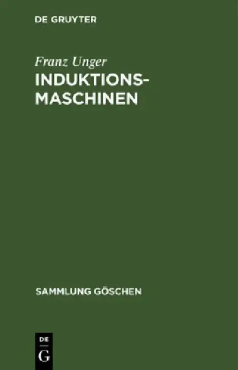 Cover of Induktionsmaschinen