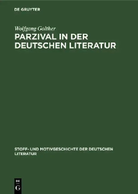 Cover of Parzival in Der Deutschen Literatur