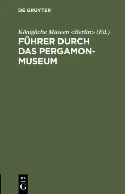 Cover of Führer Durch Das Pergamon-Museum