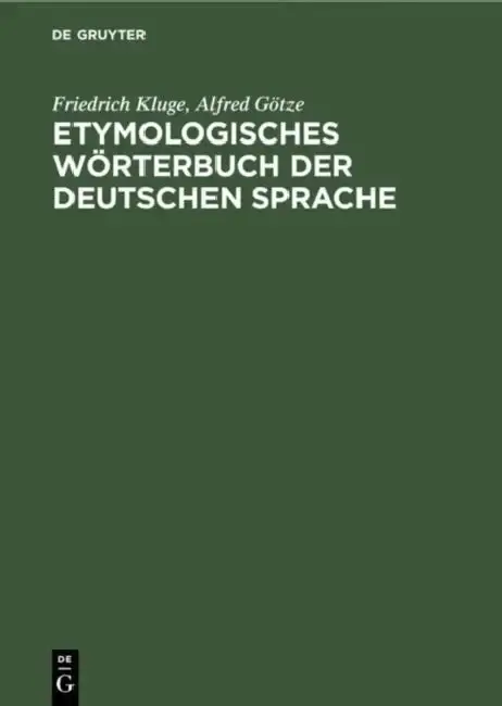 Cover of Etymologisches Wörterbuch der deutschen Sprache