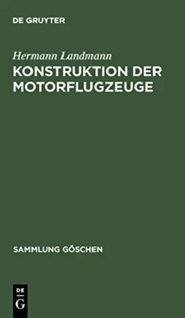 Cover of Konstruktion der Motorflugzeuge