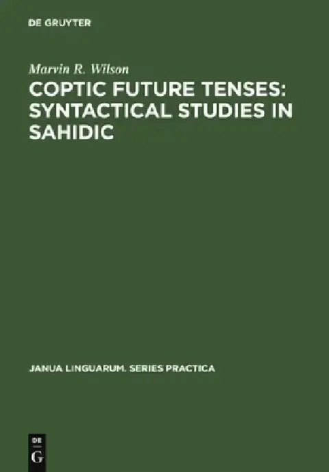 Cover of Coptic Future Tenses