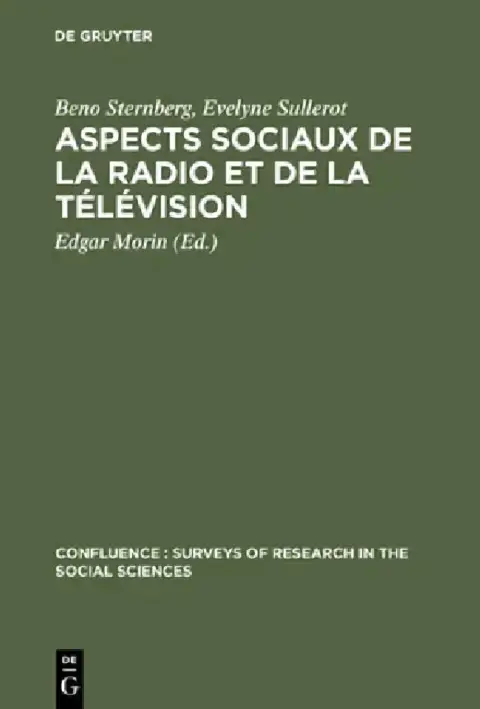 Cover of Aspects sociaux de la radio et de la télévision