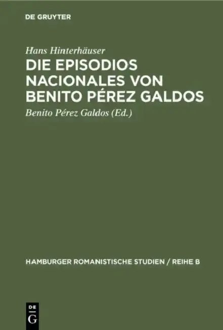 Cover of Die Episodios nacionales von Benito Pérez Galdos
