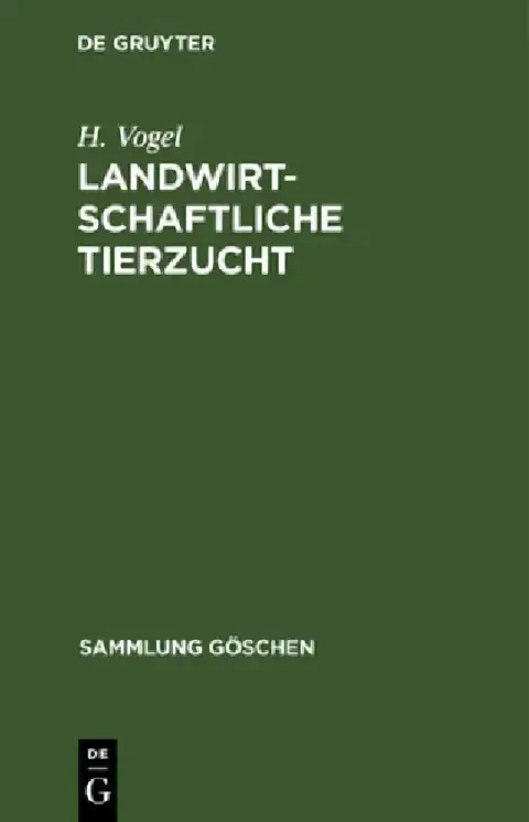 Cover of Landwirtschaftliche Tierzucht