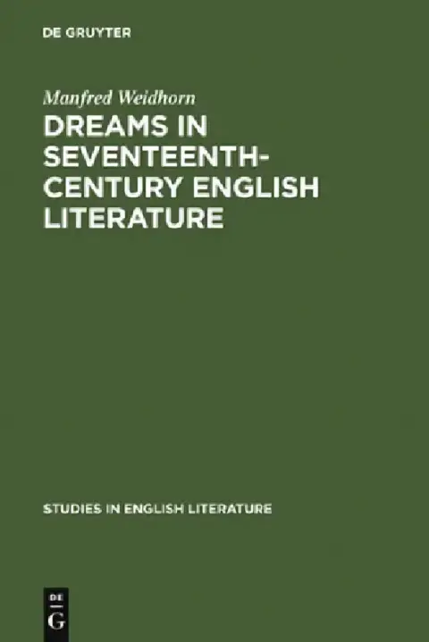 Cover of Dreams in Seventeenth-Century English Literature