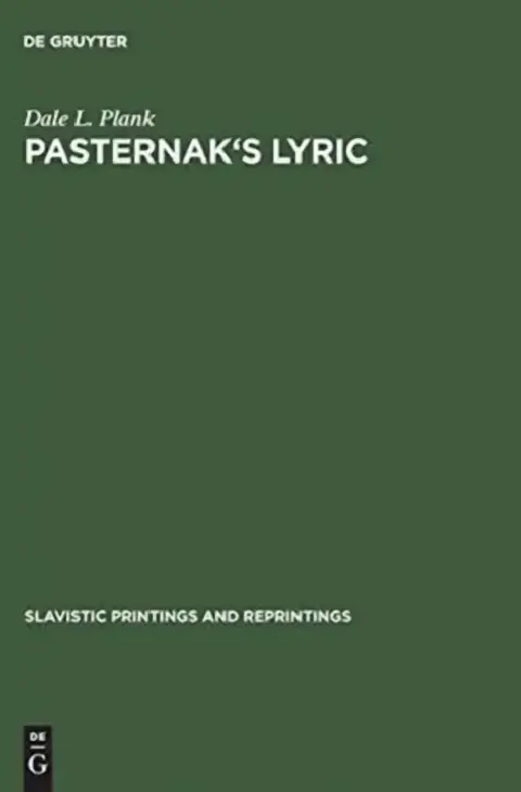 Cover of Pasternak's Lyric