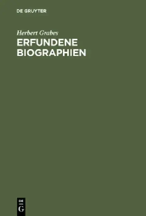 Cover of Erfundene Biographien