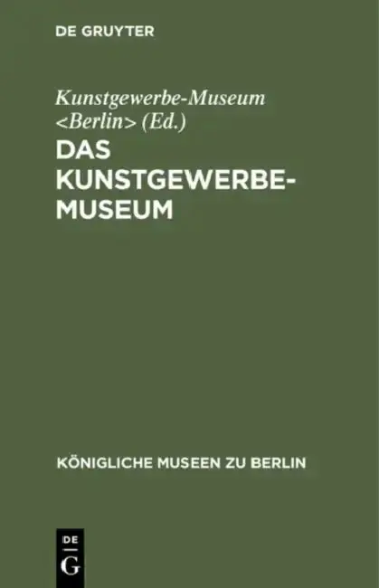 Cover of Das Kunstgewerbe-Museum