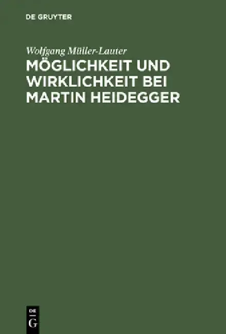 Cover of Möglichkeit Und Wirklichkeit Bei Martin Heidegger