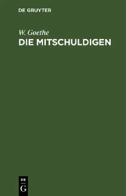 Cover of Die Mitschuldigen