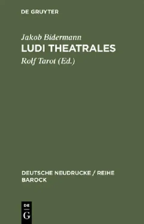 Cover of Ludi theatrales