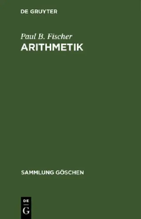 Cover of Arithmetik