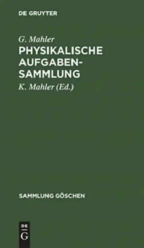 Cover of Physikalische Aufgabensammlung