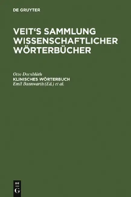 Cover of Klinisches Wörterbuch