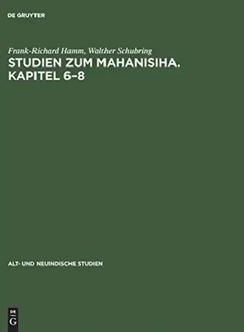 Cover of Studien Zum Mahanisiha. Kapitel 6-8