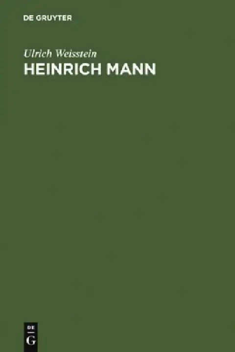 Cover of Heinrich Mann