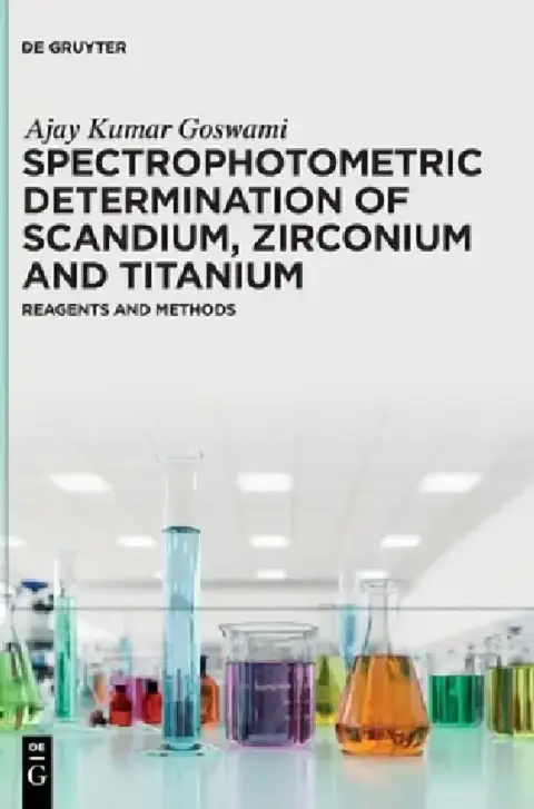 Cover of Spectrophotometric Determination of Scandium, Zirconium and Titanium