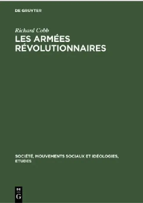 Cover of Richard Cobb