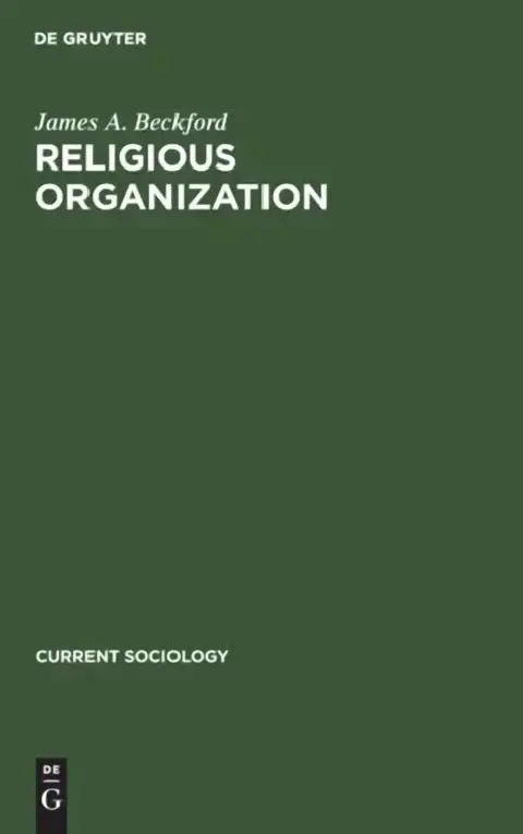 Cover of Religious Organization