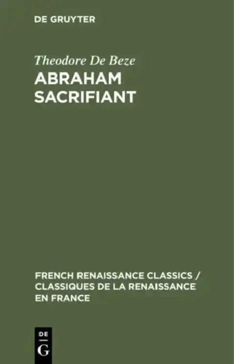 Cover of Abraham Sacrifiant