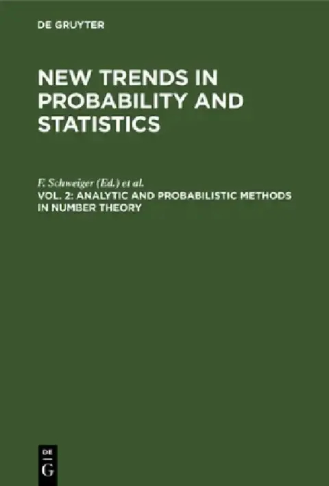 Cover of Analytic and Probabilistic Methods in Number Theory