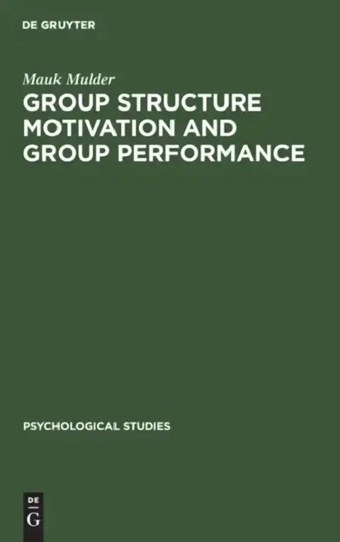 Cover of Group Structure Motivation and Group Performance