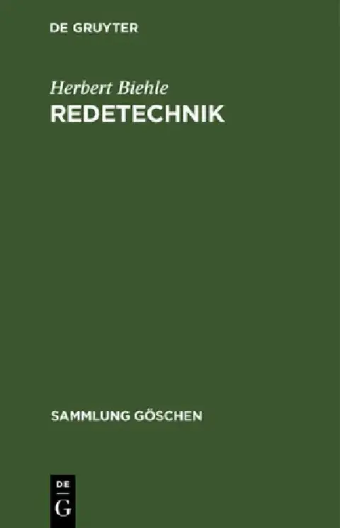Cover of Redetechnik