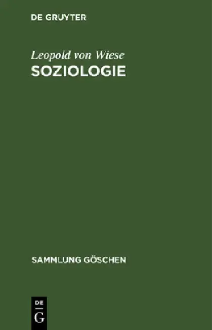 Cover of Soziologie