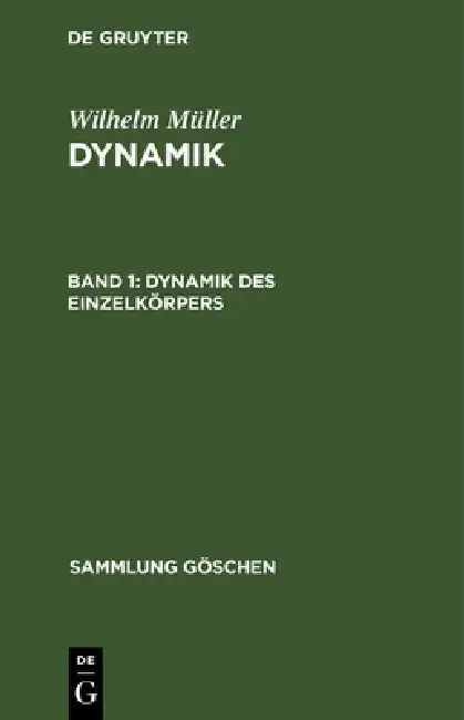 Cover of Dynamik Des Einzelkörpers