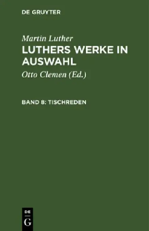 Cover of Tischreden
