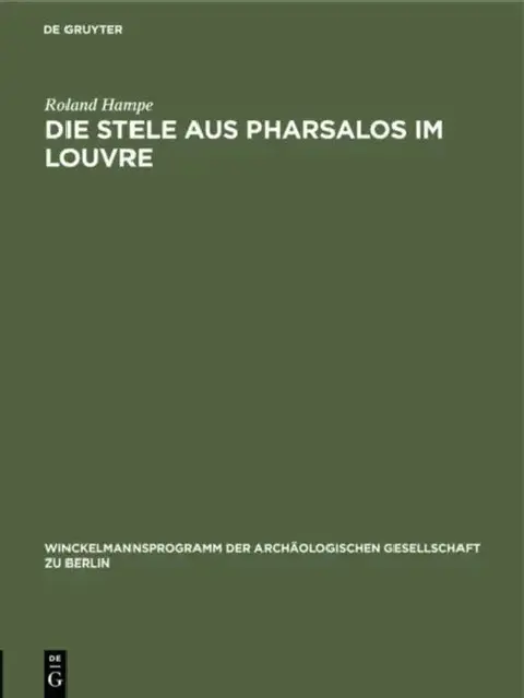 Cover of Die Stele Aus Pharsalos Im Louvre