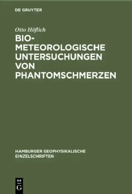 Cover of Biometeorologische Untersuchungen Von Phantomschmerzen