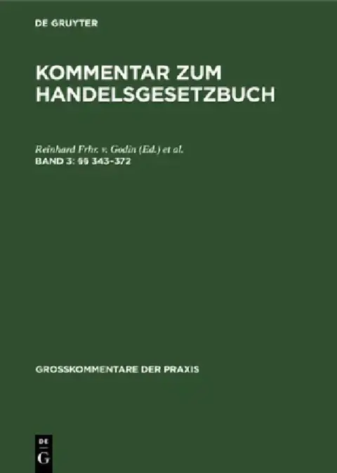 Cover of (§§ 343-372)